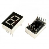 10pcs 0.56” 7-Segment LED Display with One Digit (Red) – CA