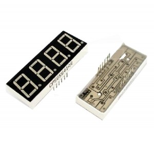 0.56” 7-Segment LED Display with 4 Digits (Red) – CA