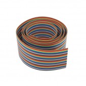 40P Rainbow Ribbon Cable (1 meter)