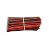 150 mm Red and Black Double-Ended Tinned Wire (10 pcs)
