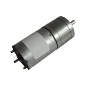JGA25-370RC DC Gearmotor with Extended Axis (146 RPM at 6 V)