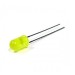 5 mm yellow LED diffused lens