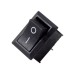 KCD1-101 black rocker switch