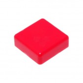 20pcs Square Push Button Cap (Red)
