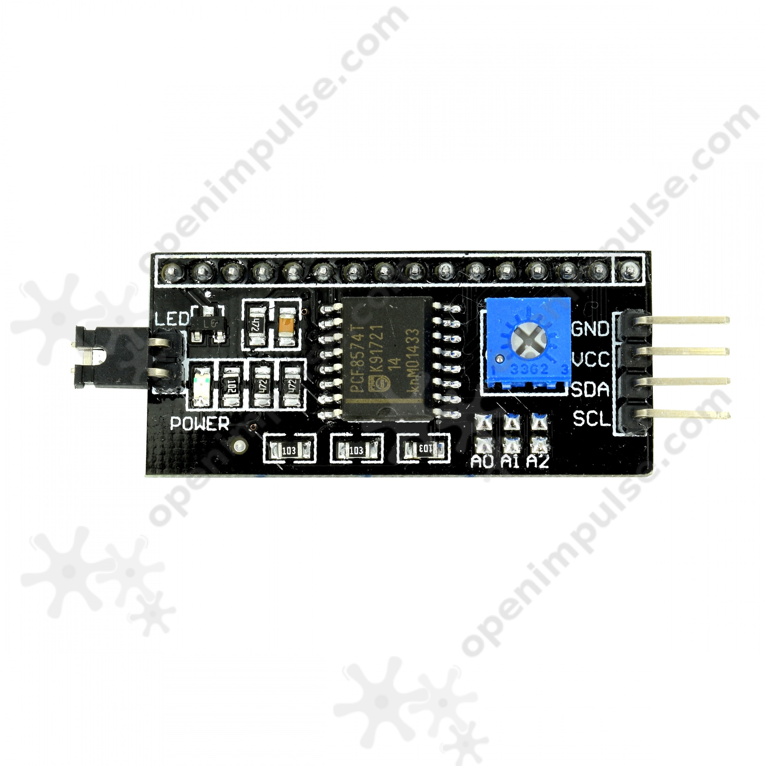 Compatible LCD Display 2.5″ (LCD 1602) (I2C communication)
