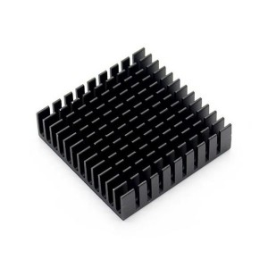 2pcs Black Slotted Aluminum Heat Sink (40x40x11mm)