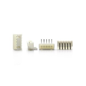 50pcs XH2.54-5P Right Angle Pin Header