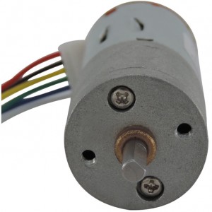 JGA25-371 DC Gearmotor with Encoder (19 RPM at 12 V)