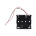 4xAA Battery Holder Case with Lead Wires 
