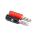 Banana Plug Pair (Red and Black)
