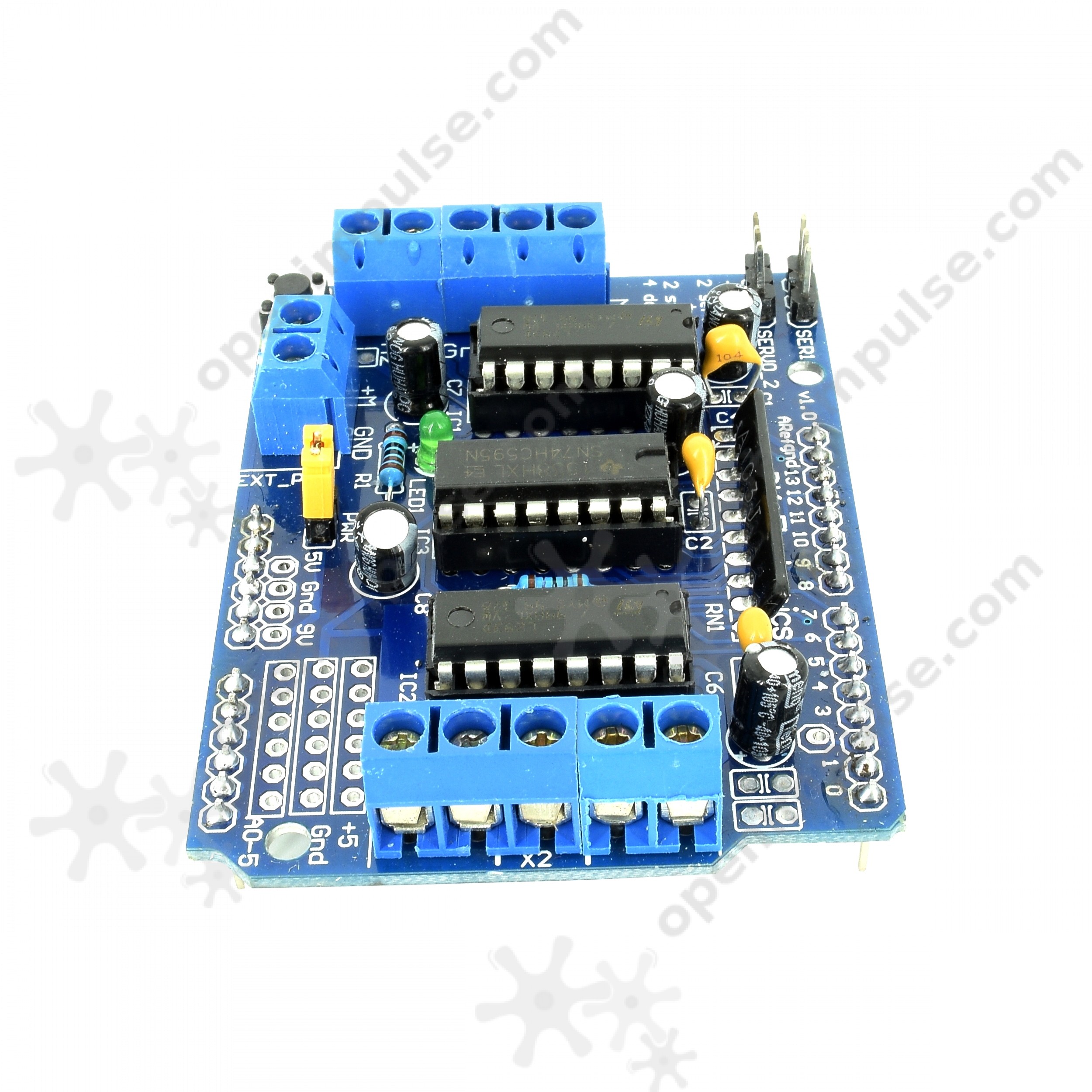 L293d Motor Driver Shield For Arduino Open Impulseopen Impulse