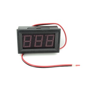 2 Wire DC Voltmeter Panel 0.56”