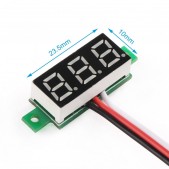 0-30 V Green Panel Voltmeter