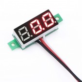 0-30 V Red Panel Voltmeter