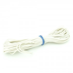 10pcs 1 mm White Wire (1 meter length)