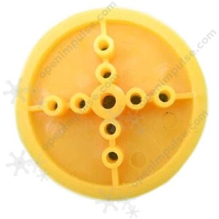 5pcs 36mm Yellow Pulley Wheel
