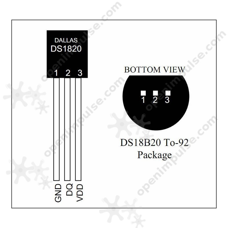 DS18S20 IC Microlan HI-PREC TO-92 