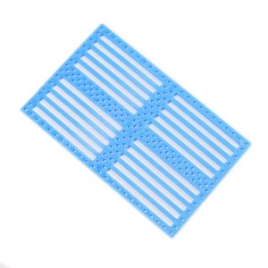 2pcs Drilled Plastic Panel – Blue