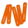 10pcs Oval Plastic Building Block – Orange