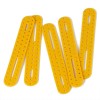 10pcs Oval Plastic Building Block – Yellow