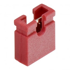 Red 2.54 mm Jumper (open top) – 2000 pcs bag