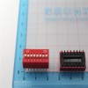 10pcs Red DIP Switch (8p)