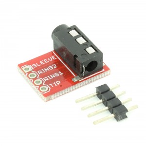 2pcs 3.5 mm Stereo Audio Jack Module