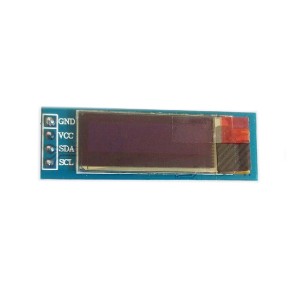 Blue 0.91” OLED Module (128×32 px)