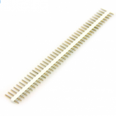 20pcs 40p 2.54 mm Pitch Male Pin Header – White