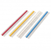 20pcs 40p 2.54 mm Pitch Male Pin Header – Blue