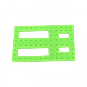 10pcs Small Drilled Panel – Green