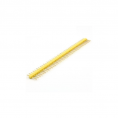 20pcs 40p 2.54 mm Pitch Male Pin Header – Yellow