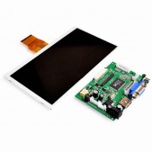 7” LCD for Raspberry Pi (including driver board)