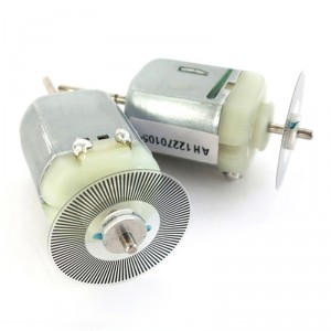 2pcs DC Motor with Speed Encoder Disk