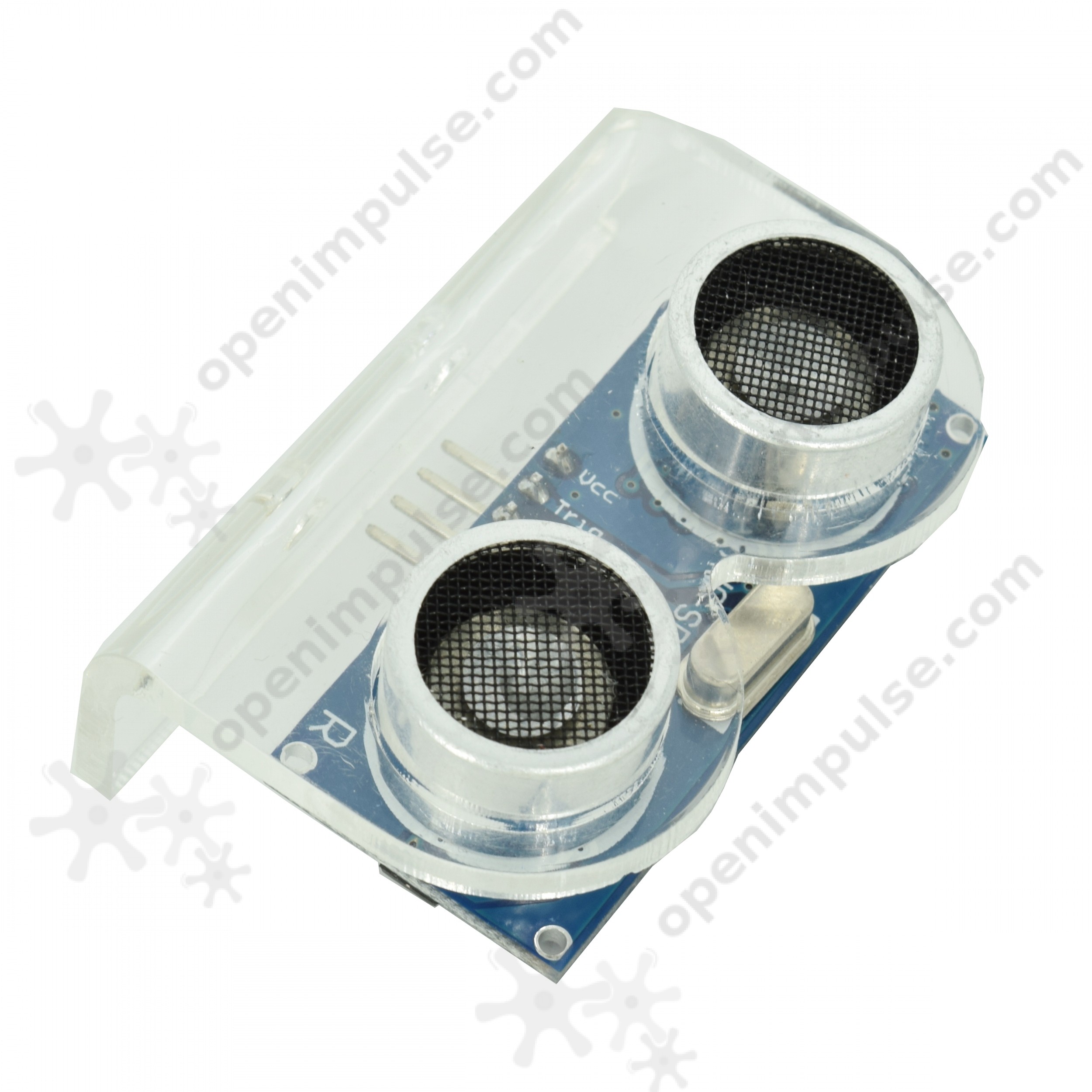 3Pcs Cartoon Ultrasonic Sensor Fixed Bracket Blue for HC-SR04 Ultrasonic Module 