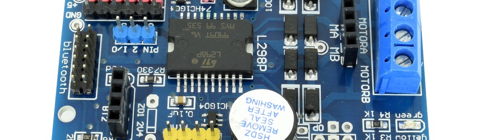L298P Dual Motor Driver Shield SMD with Buzzer-4