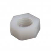 50pcs M3 White Plastic Hexagonal Nuts
