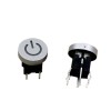 2pcs Power Button with White LED
