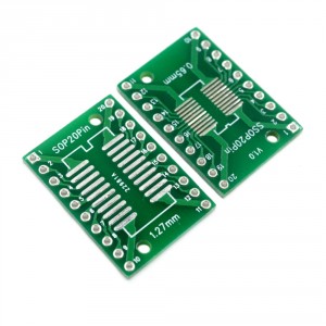 2pcs SOP20, SSOP20 and TSSOP20 to DIP PCB Adapter