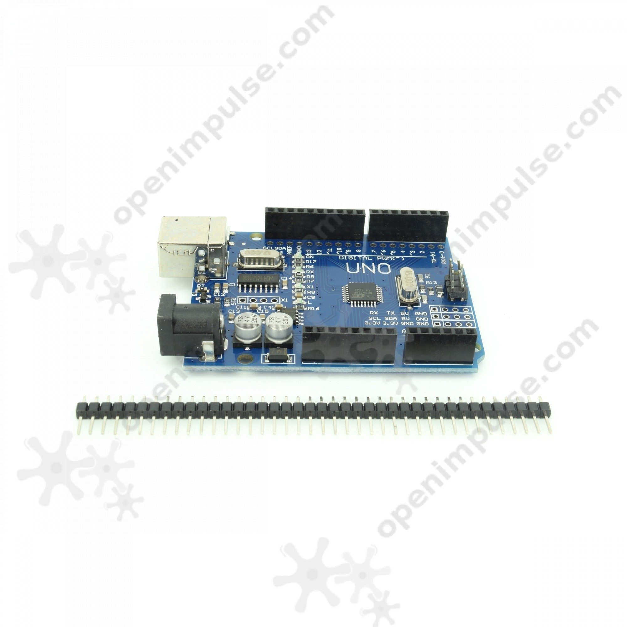 Conseil de développement ATmega328P CH340 Microcontroller Module Interface USB avec câble de haute qualité Panneau de configuration avancée 